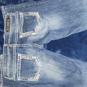 Rock&Roll Women's Boot Cut Jeans - Classic Blue